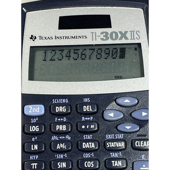Texas Instruments Ti-30x IIS Solar Scientific Calculator Handheld With Cover - Picture 2 of 8